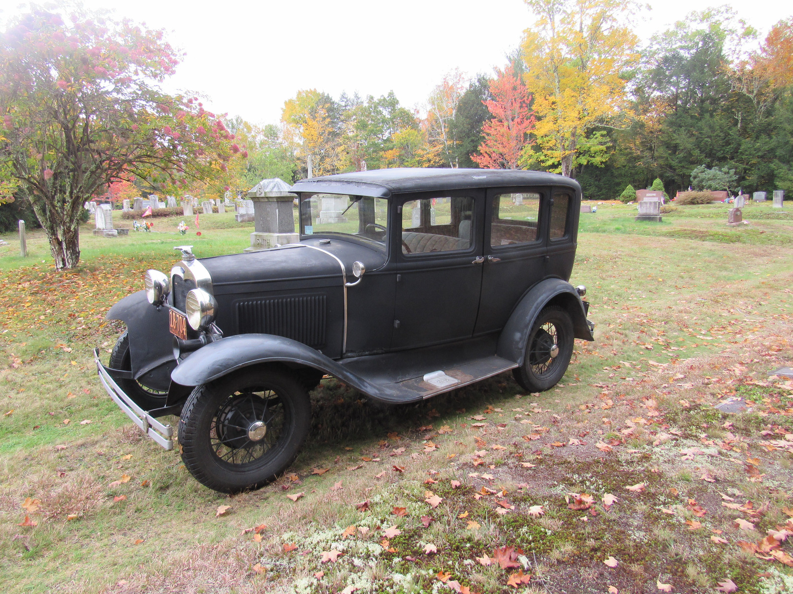 A Model A Ford, on loan from Lenny Adler