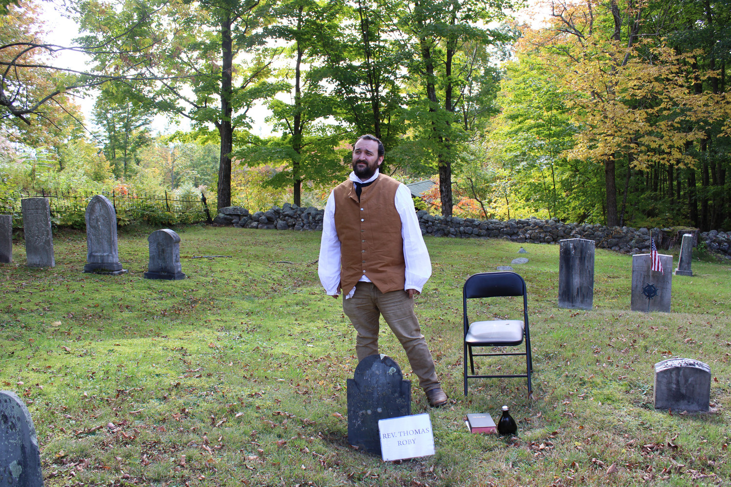 Derek Dorr as Rev. Thomas Roby