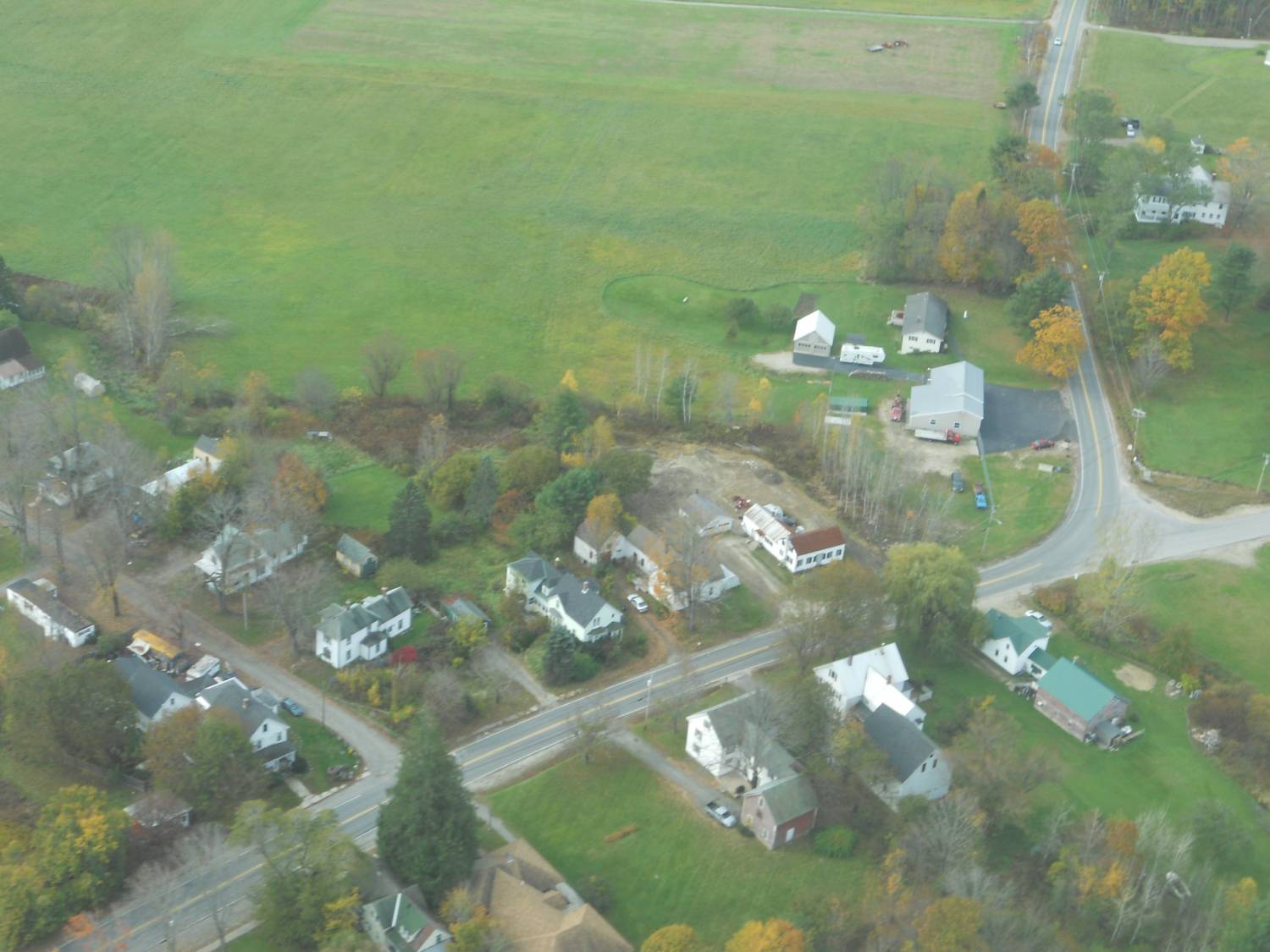 Highfields from air