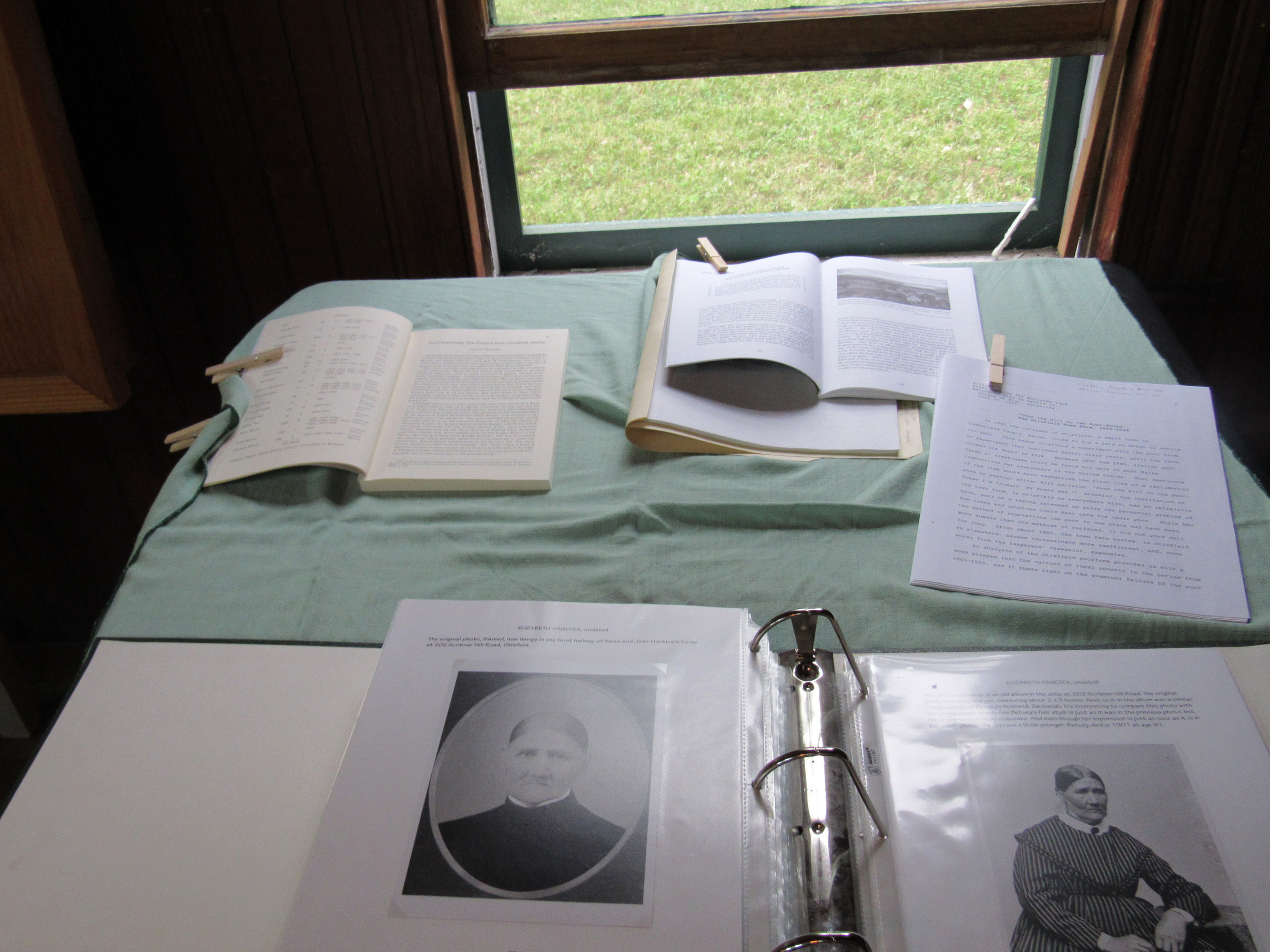 Station #5 – Jean Hankins Personal Collection and Writings on Otisfield, hosted by Archivist Jean Hankins