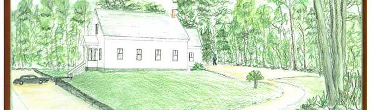 Polly Bartow’s drawing of Old Town House as it will look after renovations are complete