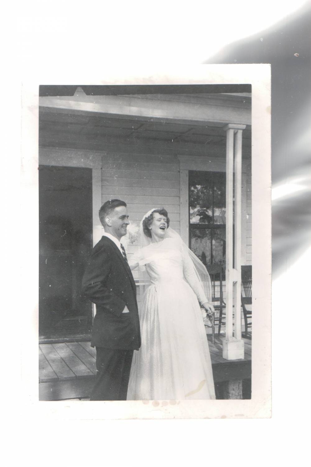 Margaret Hankins and Arthur van Mourik wedding, about 1953