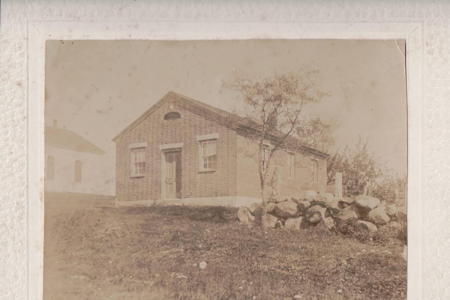 Bell Hill Schoolhouse, built 1839, undated photo