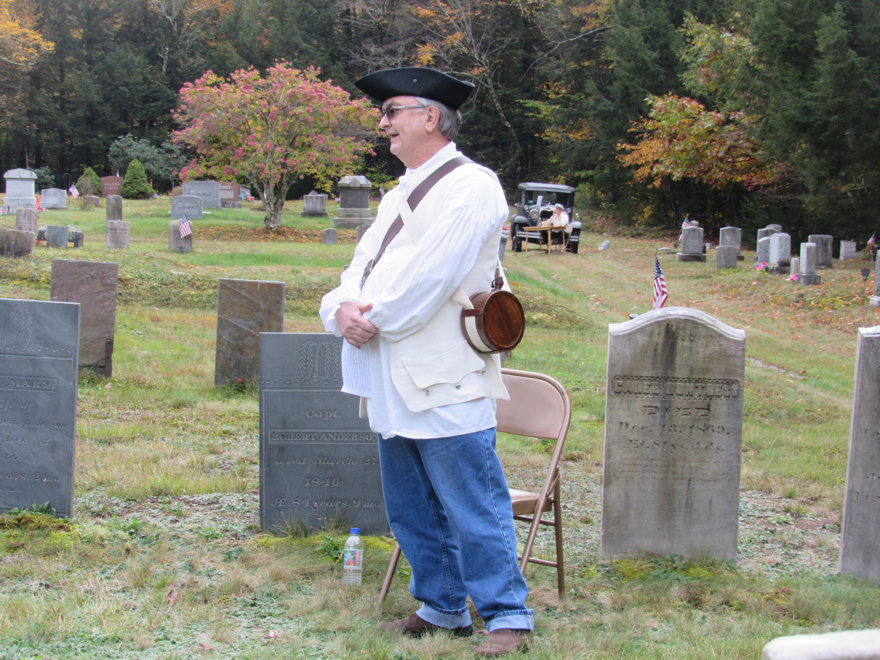 David Hyer recounts the life, in character, of Revolutionary War Captain Robert Anderson
