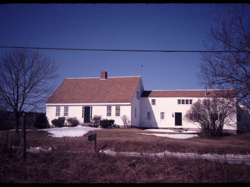 Nathan Wight House, 483 State Route 121, a low-posted Cape built about 1800, now owned by Arnold and Sue Harmon
