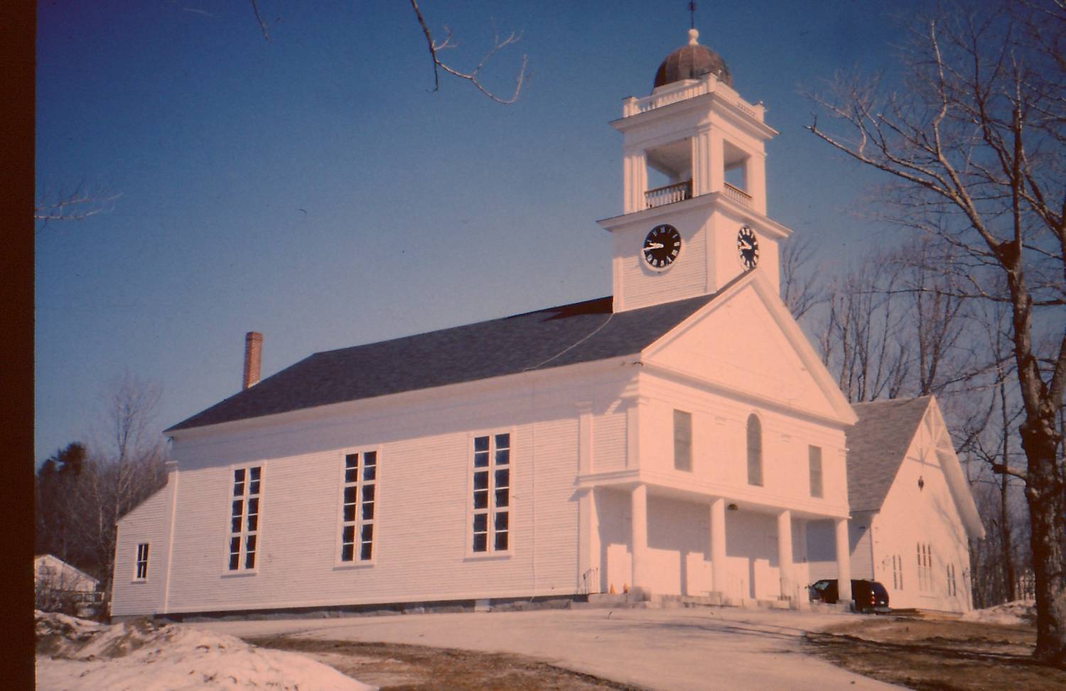 Congregational Church, New Gloucester, designed by Nathan Nutting, Jr