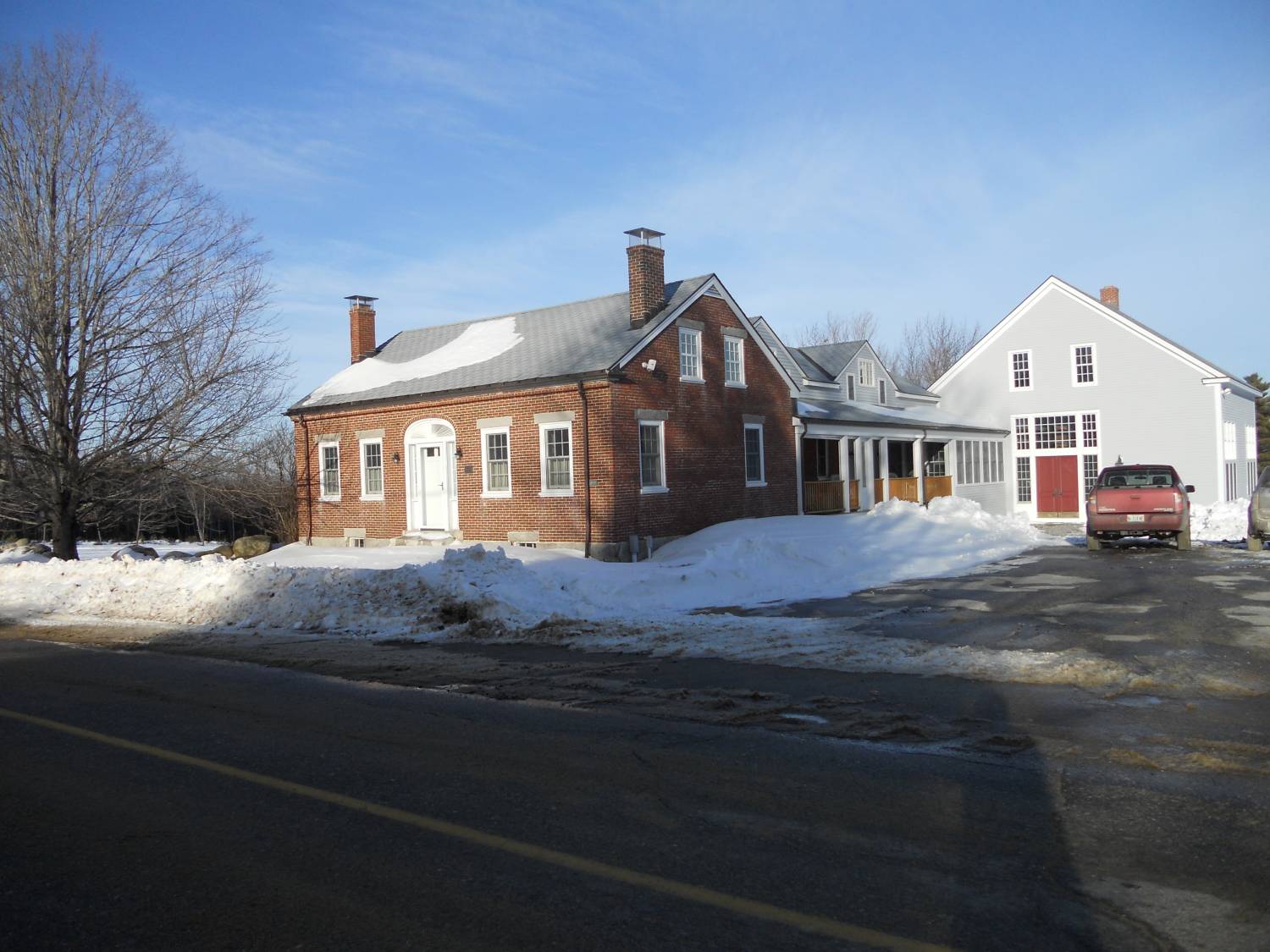 James Sampson House, 353 Bell Hill Road., a brick house built 1839 on east side of road, now owned by the Kagan family who have recently restored it and the attached barn