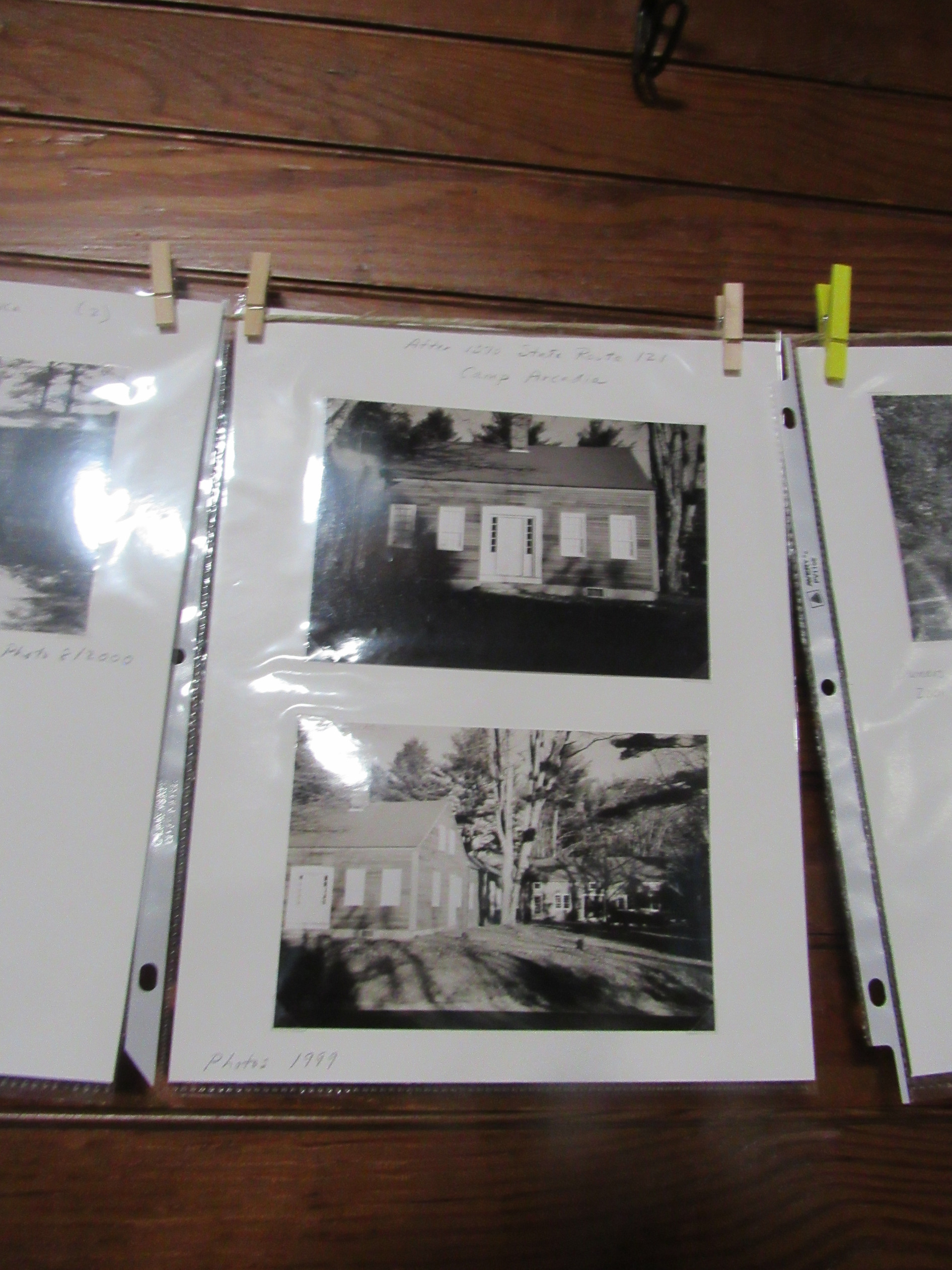 Photograph of Camp Arcadia property photograph display.