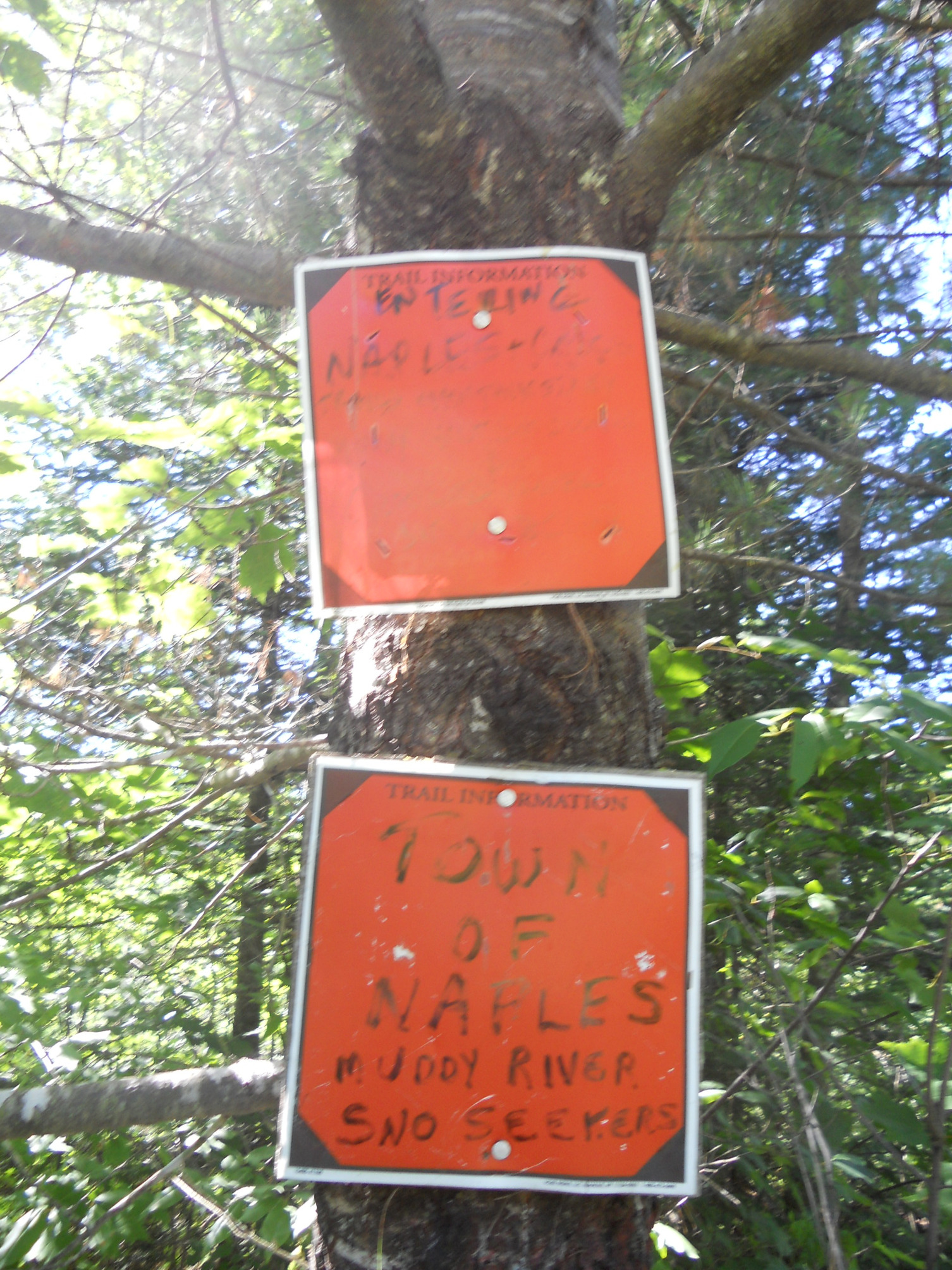 Town line, Naples & Otisfield, Jugtown, July 2012