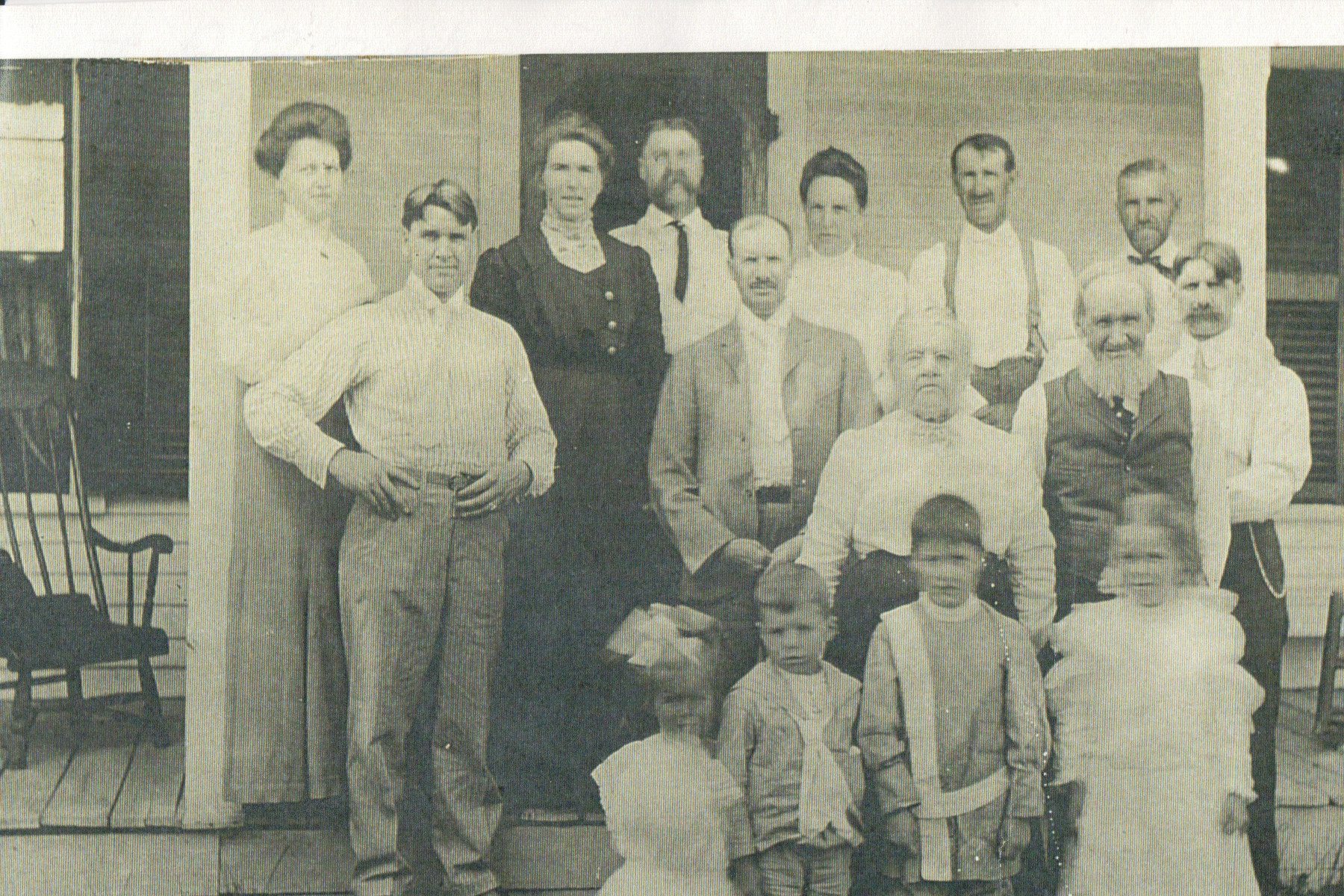 Charles & Sibyl Jane Kemp and family, 50th anniversary, 1906