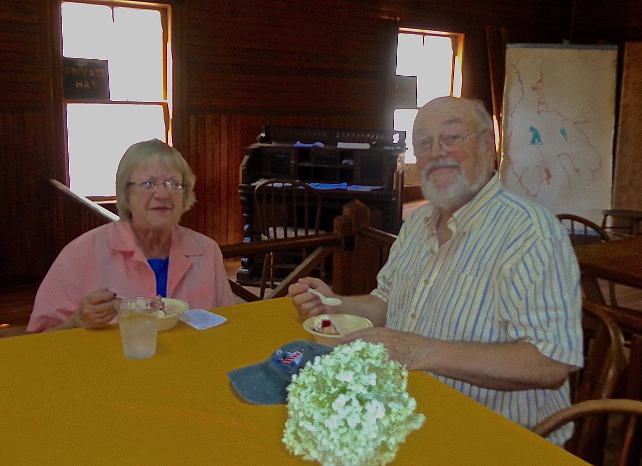 Priscilla and Mike Delehanty at Strawberry Festival, 2014