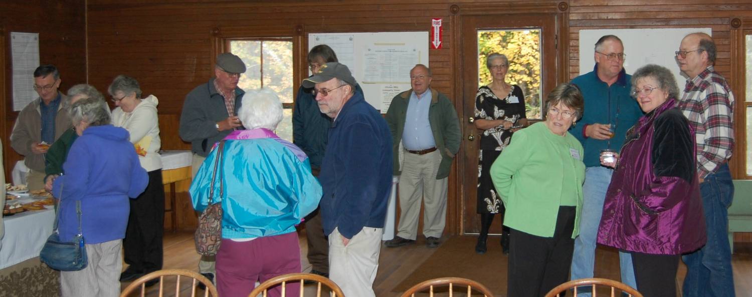 Guests at archives dedication, Oct 2013