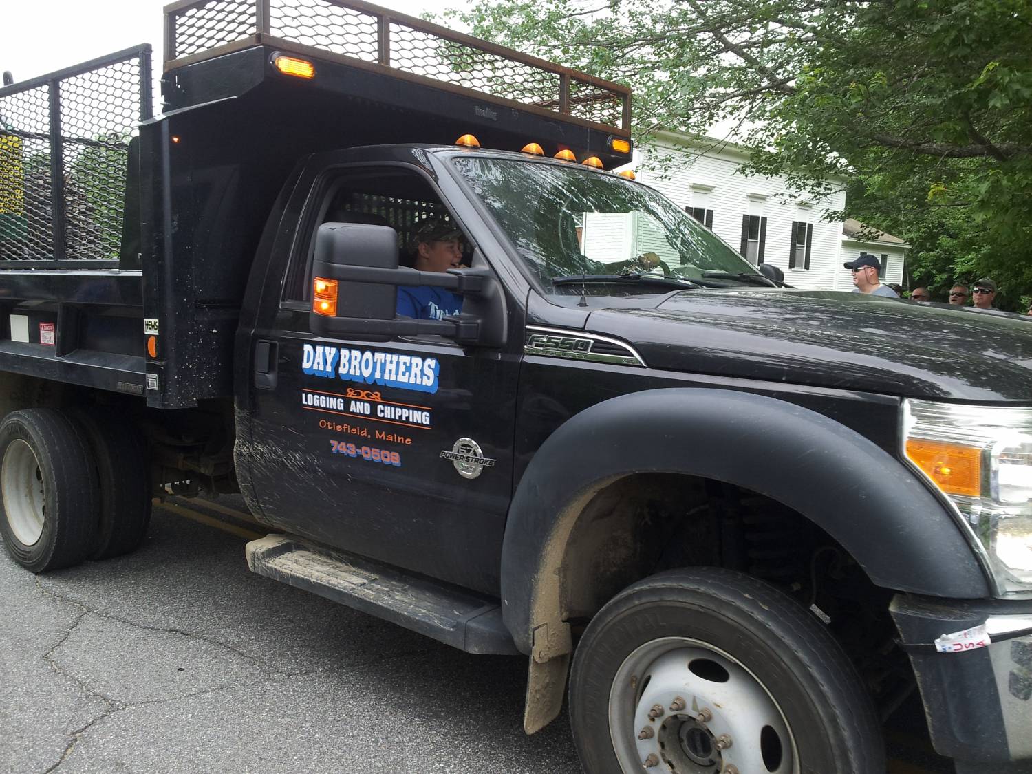 Day Brothers Logging and Chipping truck at the Fourth of July parade.