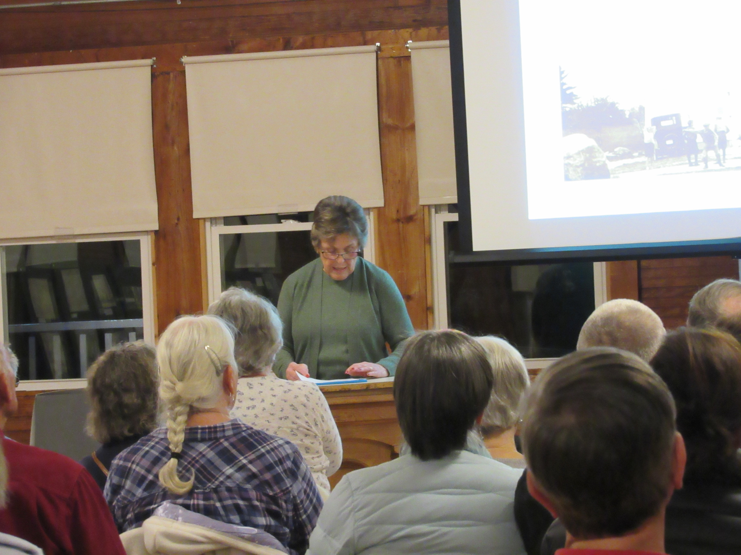 Presentation about local school history