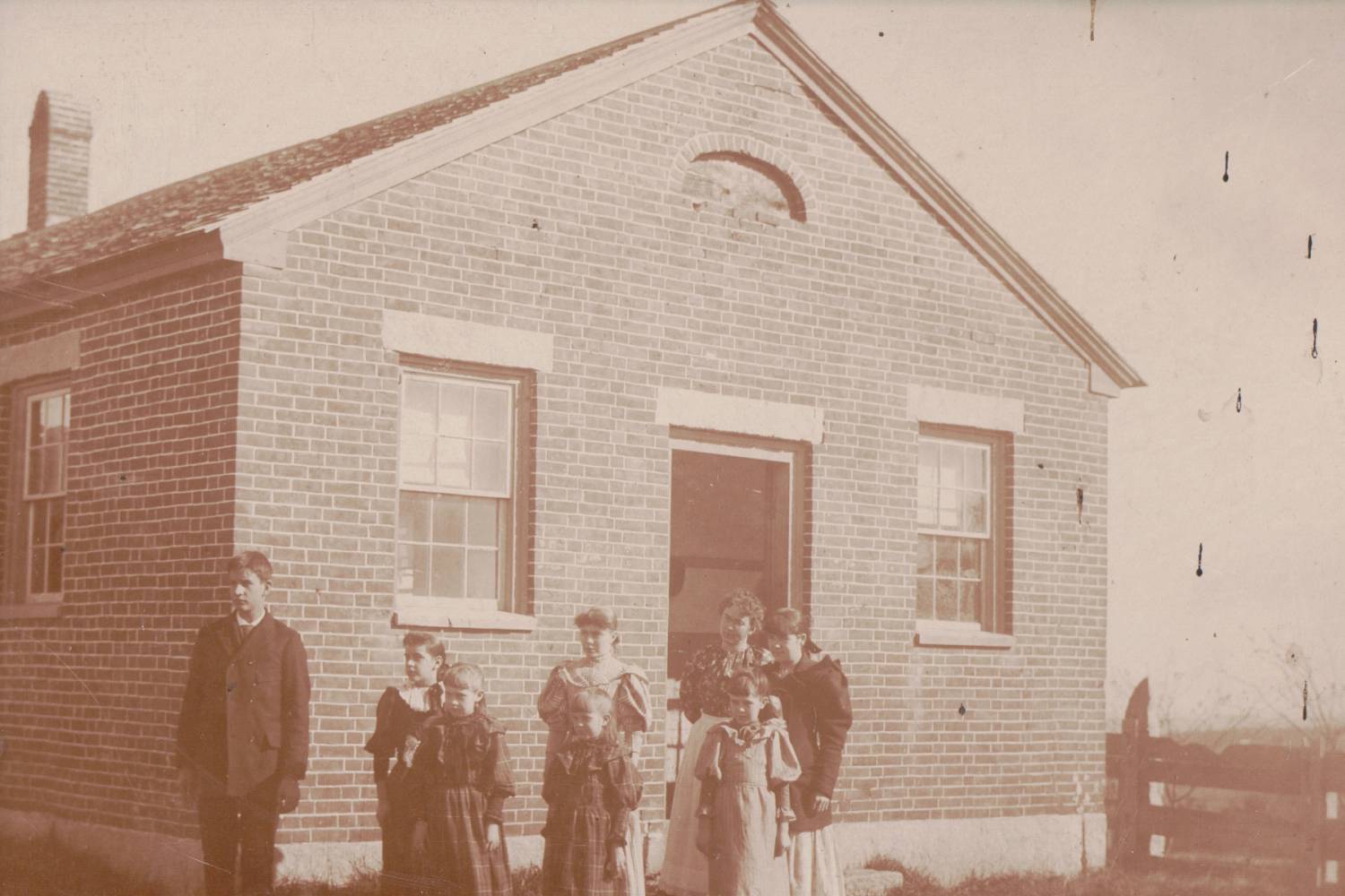 Bell Hill Schoolhouse, about 1900