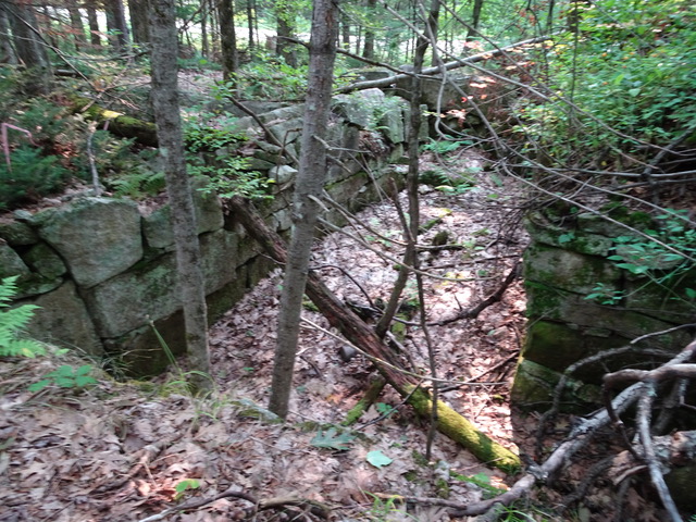 Foundations of the Poor Farm on Swampville Road