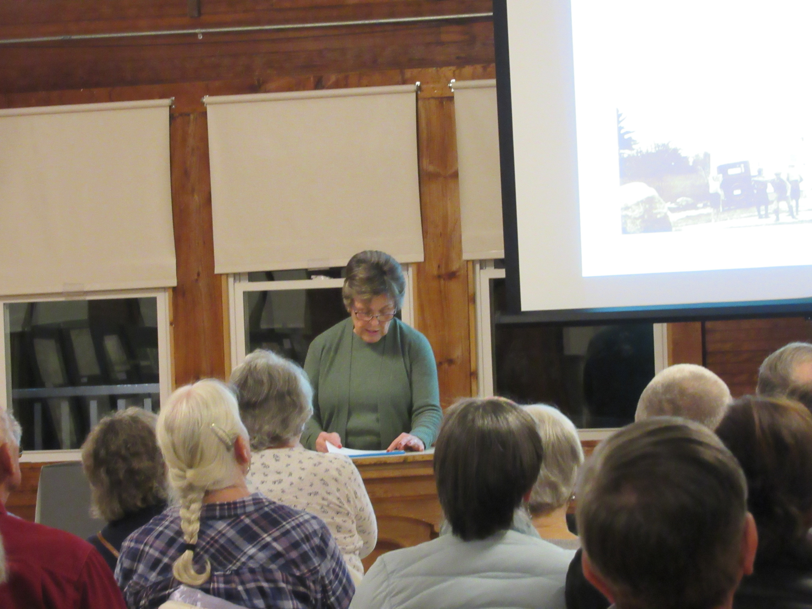 Presentation about local school history
