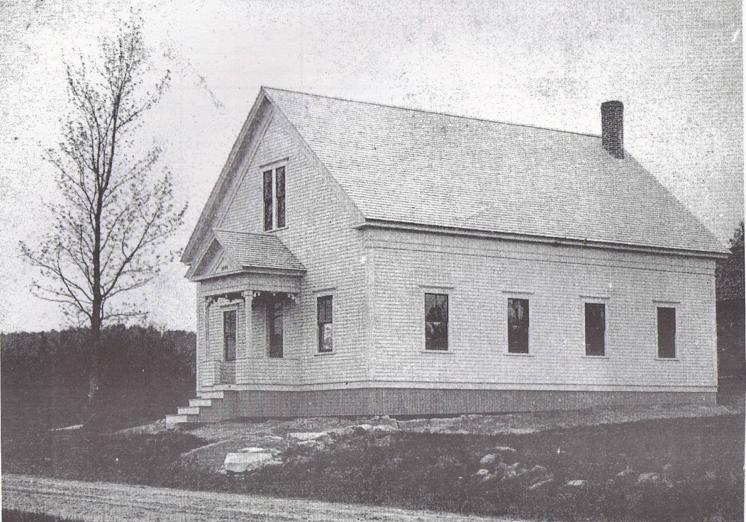 Early photo of Old Town House, built 1905, Bell Hill Road