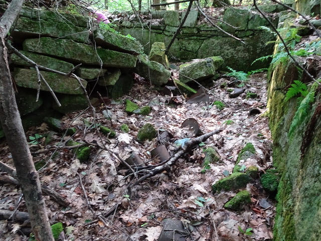 Foundations of the Poor Farm on Swampville Road