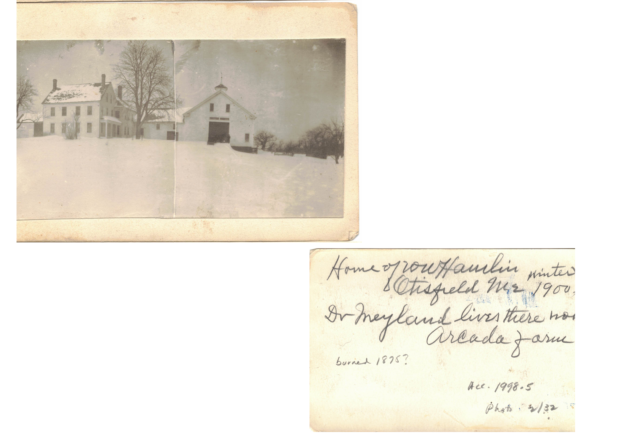 What would become Arcadia Farm in 1929, shown here circa 1900