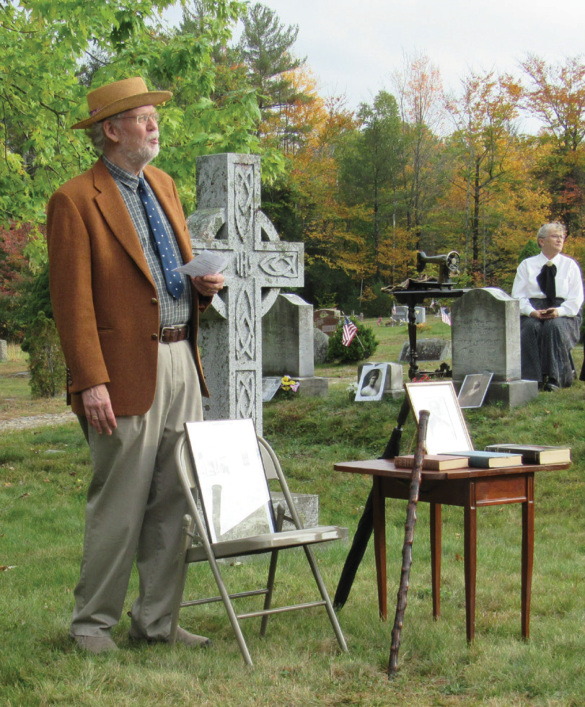 Fred van Mourik spun a tale about his namesake, noted scholar and author, Fred Pottle